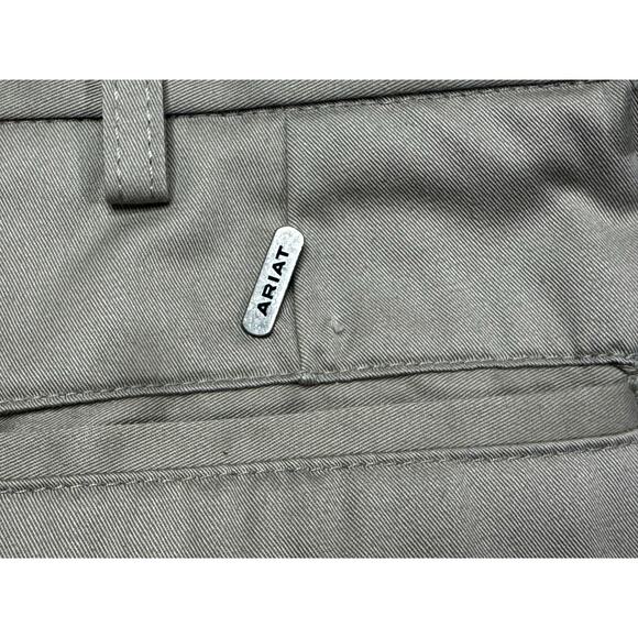 Ariat Men's Performance Khaki Flat Front Chino Pants - Size 36x34 (38x33.5) - Picture 6 of 6